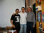 Santiago Eximeno, Joaqun Moreno y David Jasso